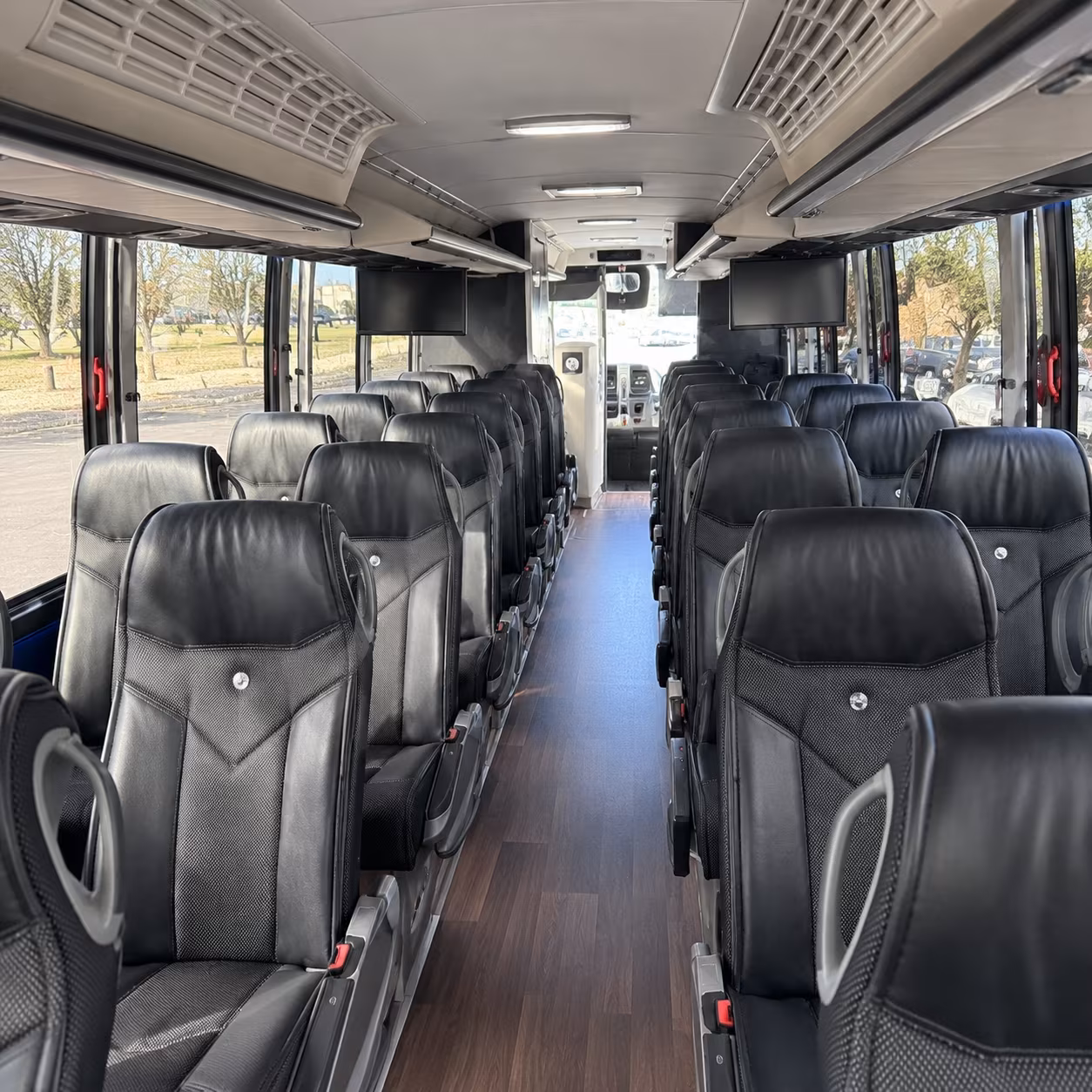 abilene charter bus inside