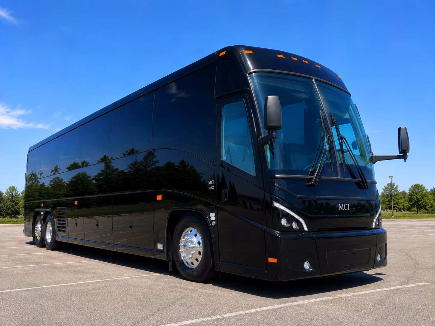 abilene charter bus interior