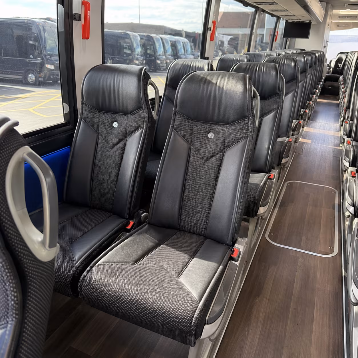 abilene charter bus rental inside