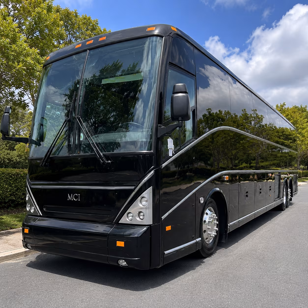 charter buses for corporate events at the taylor county expo center
